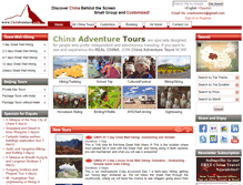 Tablet Screenshot of cnadventure.com